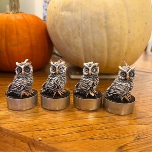 🦉 owl tea light decorative candles